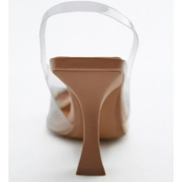 ZARA Jewel Vinyl High Heels - Picture 7 of 11